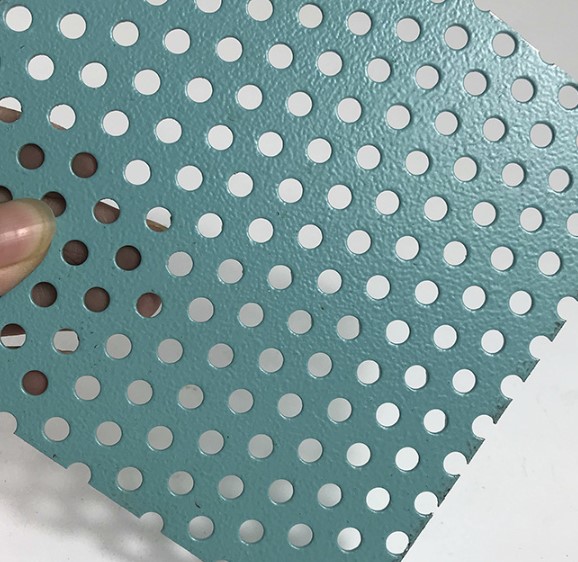 Irregular door head decoration round hole stainless steel punching plate